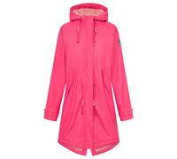 Regenmantel DERBE "Tidaholm", Damen, Gr. 42, rosa (azalea, rose tan), Obermaterial: 100% Polyester; Futter: 100% Polyester, Mäntel, Wasserabweisend, winddicht, Teddylining (56056313-42) azalea, rose t
