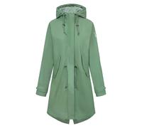 Derbe Friese Traveby Paisley - Damen Regenmantel hedge green/paisley 36