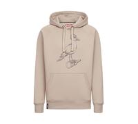 Derbe Hoodie Sturmmöwe Mono Herren Beige Kapuzenpullover GOTS Beige XL