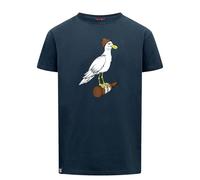 derbe Herren Rundhalsshirt T-Shirt Sturmmöwe, Farbe:Dunkelblau, Artikel:-010 Navy, Größe:L