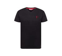 derbe Kurzarm T-shirt Print "Basic Kippes" XXL Schwarz