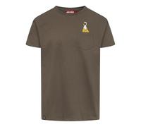 Derbe T-Shirt Schreimöwe Pocket Herren Braun GOTS Organic Braun L