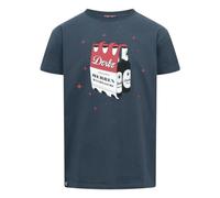 Derbe - S/S Herrenhandtasche Rot-Weiß - T-Shirt, Gr. M, blau (Navy)