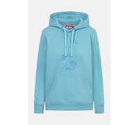 Derbe Hoodie Sturmmöwin Mono Damen Türkis Hellblau Kapuzenpullover GOTS Türkis M