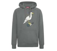 Derbe Hoodie Sturmmöwe Herren Grau Pullover Grau