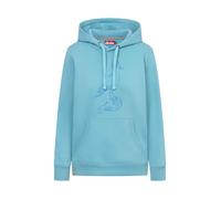 Derbe Hoodie Sturmmöwin Mono Damen Türkis Hellblau Kapuzenpullover GOTS Türkis M