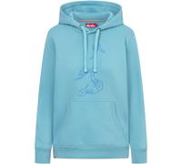 Derbe Hoodie Sturmmöwin Mono Damen Türkis Hellblau Kapuzenpullover GOTS Türkis XL