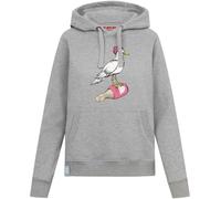 Derbe Hoody Sturmmöwin Women grey melange - Größe S