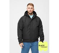 Derbe Winterjacke Festholm Short Herren Schwarz Warm Gefüttert Schwarz L