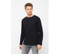 Derbe Longsleeve in Schwarz - Größe M | Herrenshirts