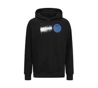 derbe Platte - Herren Hoodie, Größe:S, Farbe:Jet Black