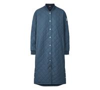 Derbe Quiltby Long Cozy - Damen Mantel orion blue/navy 34