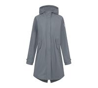 derbe Regenjacke Friese Traveby Plain Damen Grau 38 | Frauen | Regenmantel | Mesh-Futter | Kurzmantel | Hamburg