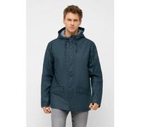 Regen- und Matschjacke DERBE "Passby", Herren, Gr. 3XL, blau (navy, navy), Obermaterial: 100% Polyester; Futter: 100% Baumwolle; Ärmelfutter: 100% Polyester, normal, Jacken, Wasserabweisend, winddicht