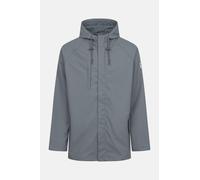 Regen- und Matschjacke DERBE "Passby_plain", Herren, Gr. L, grau (lava smoke), Obermaterial: 100% Polyester; Futter: 100% Polyester, Basic, normal, Langarm Bündchen, Jacken, wasserabweisend, winddicht