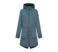 derbe Regenjacke Phoeby Dog Damen Blau Hundejacke 42 | Jacke für Frauchen| Gassi Gehen | Regenmantel | Warm