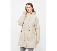 derbe Regenjacke „Tidaholm“ Fog/Caramel 36