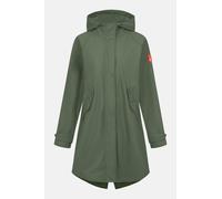 Derbe Regenjacke Traveby Friese Plain Damen Grün Oliv Grün 34