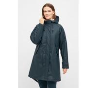 Derbe Travel Cozy Friese Damen Regenmantel Dunkelblau Gefüttert Blau 42