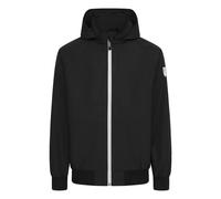 Regen- und Matschjacke DERBE "Ripby", Herren, Gr. XXL, schwarz (schwarz schwarz), Obermaterial: 100% Polyester; Futter: 100% Polyester, casual, normal, Langarm Raglanärmel Bündchen, Jacken, Kapuze inn