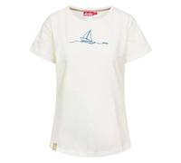 Derbe T-Shirt Segelboot Damen Weiß Weiß