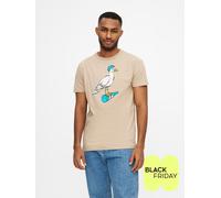 Derbe T-Shirt Sturmmöwe Herren Beige GOTS Organic Beige XL