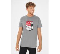 Derbe Shirt in Grau - Größe M | Herren Plussize