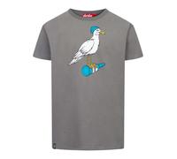 Derbe T-Shirt Sturmmöwe Herren Grau GOTS Organic Grau XL
