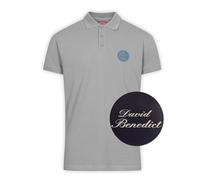 DERBE Steinbeißer Sea Shepherd GOTS Organic Herren Polo Shirt Grey Melange Grau (DE/NL/SE/PL, Alphanumerisch, XL, Regular, Regular, Grau)