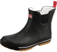 Derbe-Hamburg Damen Halbschaft Gummistiefel Wattpuuschen 2.0 Gefüttert Schw/Schw 37