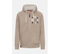Derbe Sweatjacke Moin X Herren Beige Zip Hoodie GOTS Beige S