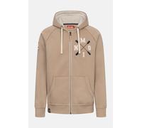 Derbe Sweatjacke Moin X Herren Beige Zip Hoodie GOTS Beige XXL