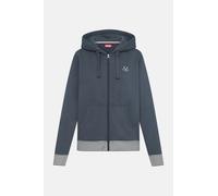 Derbe Sweatjacke Robbenschnute Striped Damen Blau Zip Hoodie Blau XXL