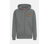 Derbe Sweatjacke Walross Herren Grau Zip Hoodie GOTS Grau S