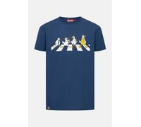 Derbe T-Shirt Abbeymöwen Herren Blau GOTS Organic Blau M