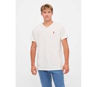 derbe Kurzarm T-shirt Print "Basic Kippes" M Off-white