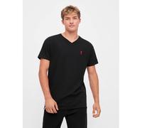 Derbe Basic Kippes Herren T-Shirt Black Schwarz Schwarz S