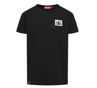 Derbe T-Shirt Pollerhocken Post jet black - Größe M