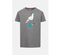 Derbe Shirt in Grau - Größe M | Herren Plussize