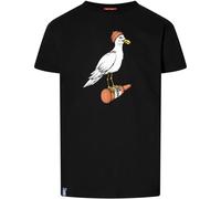 Derbe T-Shirt Sturmmöwe Men jet black - Größe S