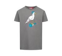 Derbe T-Shirt Sturmmöwe Herren Grau GOTS Organic Grau L