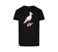 Derbe Herren T-Shirt Sturmmöwe Schwarz Größe M