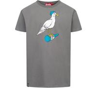Derbe T-Shirt Sturmmöwe Herren Grau GOTS Organic Grau 3XL