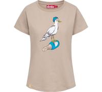 Derbe T-Shirt Sturmmöwin Women cobblestone/haw ocean - Größe S