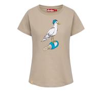 Derbe T-Shirt Sturmmöwin Damen Beige GOTS Organic Beige L