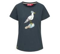 Derbe T-Shirt Sturmmöwin Women navy/skyride - Größe M