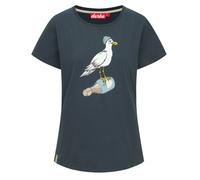 Derbe T-Shirt Sturmmöwin Women navy/skyride - Größe S