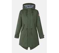 Derbe Travel Friese Fisher Oliv Damen Regenjacke Nachhaltig Oliv 34