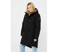 Winterjacke DERBE "Festholm" Gr. 36, black, caramel Damen Jacken (38076357-36) black, caramel