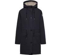 Winterjacke DERBE "Festholm", Damen, Gr. 36, navy_cobblestone, Obermaterial: 100% Polyester; Füllung: 100% Polyester; Futter: 100% Polyester, casual, normal, Langarm Windstopperbündchen, Jacken, Wasse